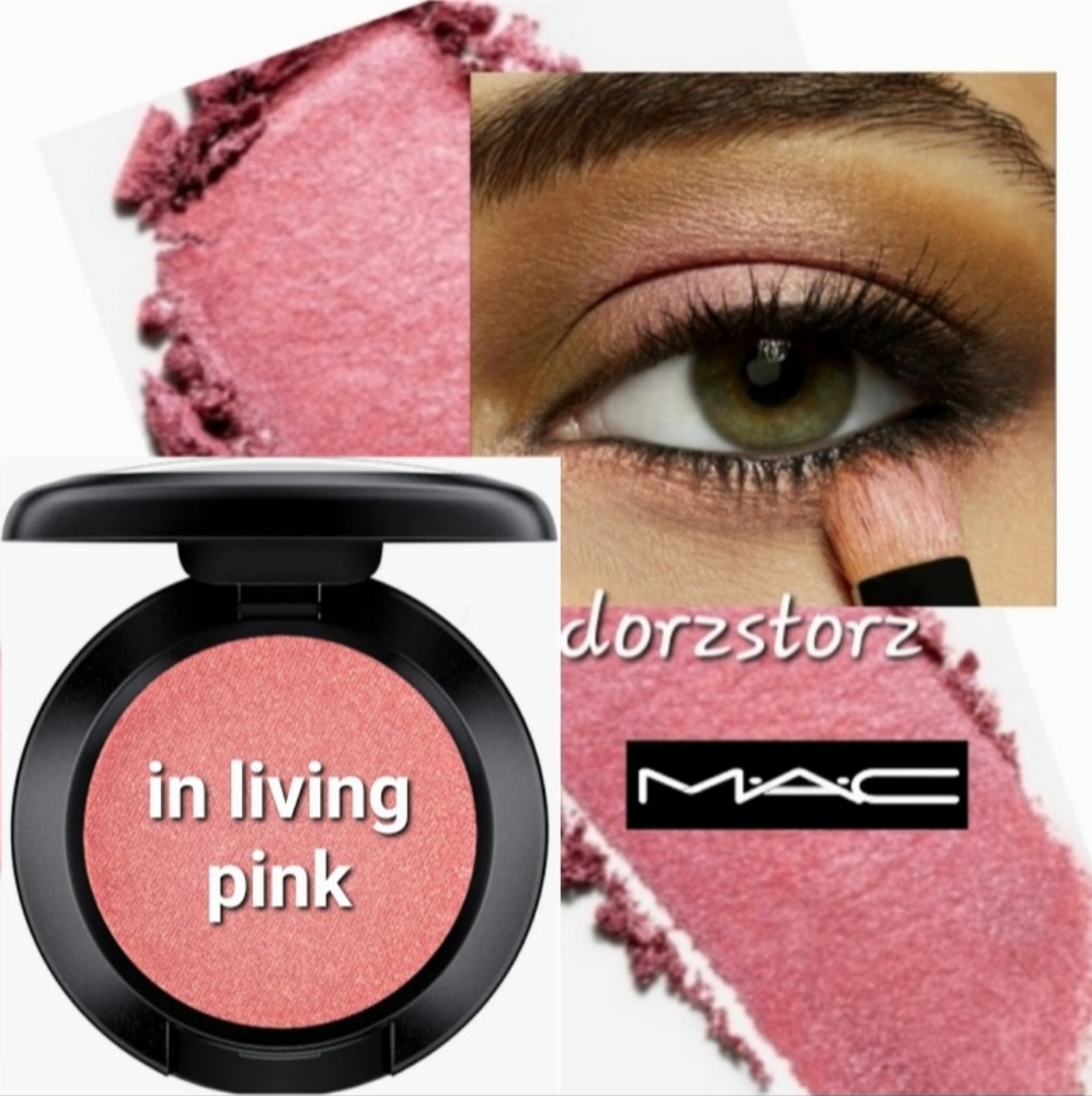 MAC Eye Shadow *IN LIVING PINK FROST* / .05 oz / New in box